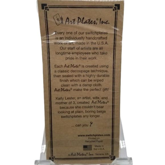 Switchplate Cover Durable Flames Fire Decoupage Art Plates Rocker Slider Decor - Picture 2 of 4